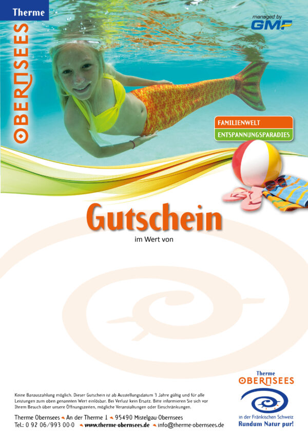 Gutschein Meerjungfrauenschwimmen