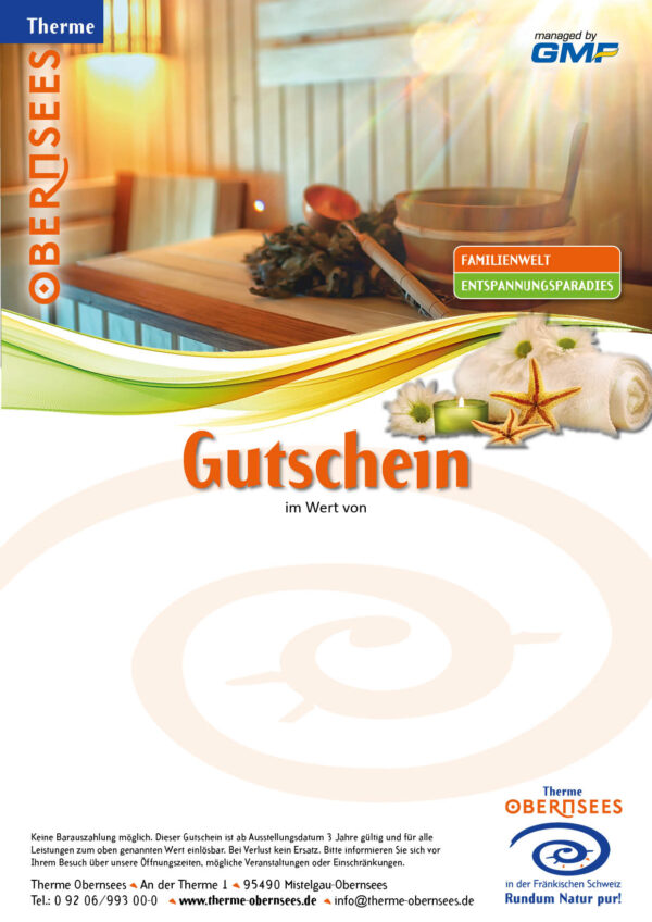 Gutschein Sauna 2